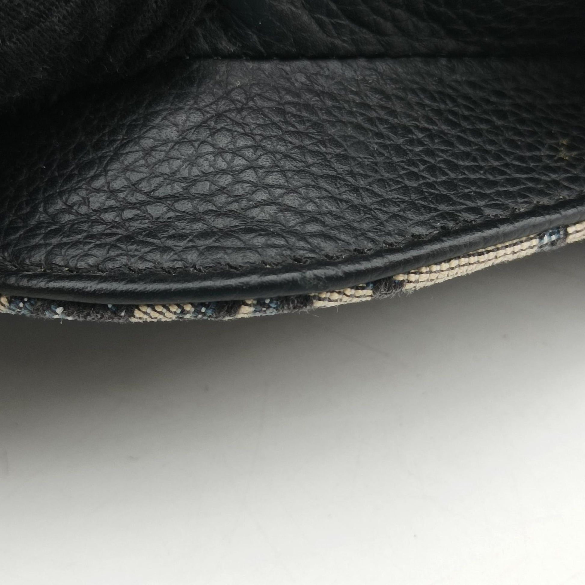 Saddle Pouch Navy×Black Jacquard×Leather 03-BO-0270サドル ポーチ ネイビー×ブラック ジャガード×レザー 03-BO-0270