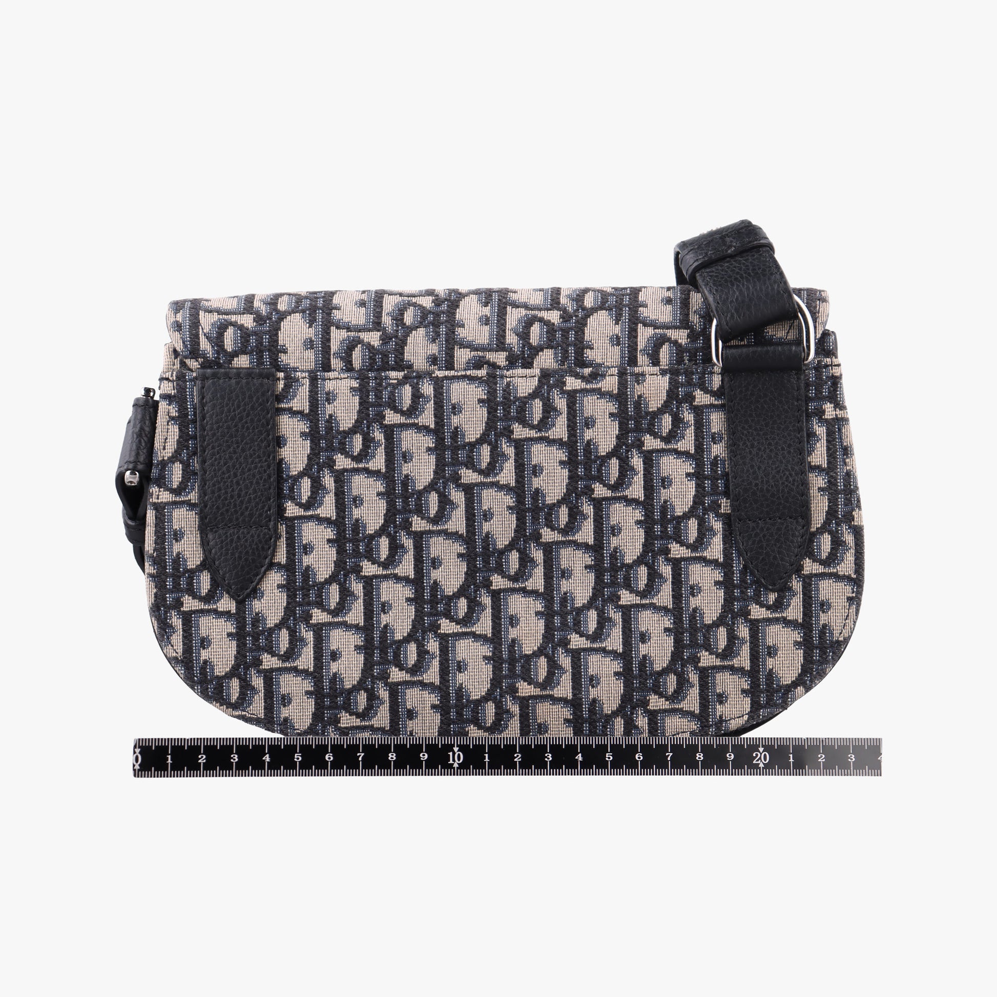 Saddle Pouch Navy×Black Jacquard×Leather 03-BO-0270サドル ポーチ ネイビー×ブラック ジャガード×レザー 03-BO-0270
