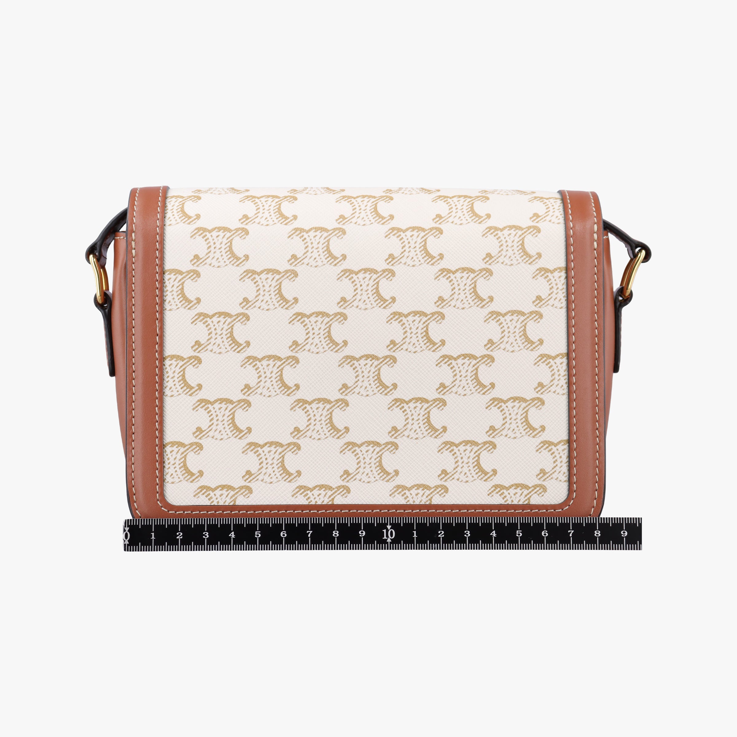 Teen Triomphe White×brown PVC coated canvas S-LM-3251ティーン トリオンフ ホワイト×ブラウン PVCコーティングキャンバス S-LM-3251