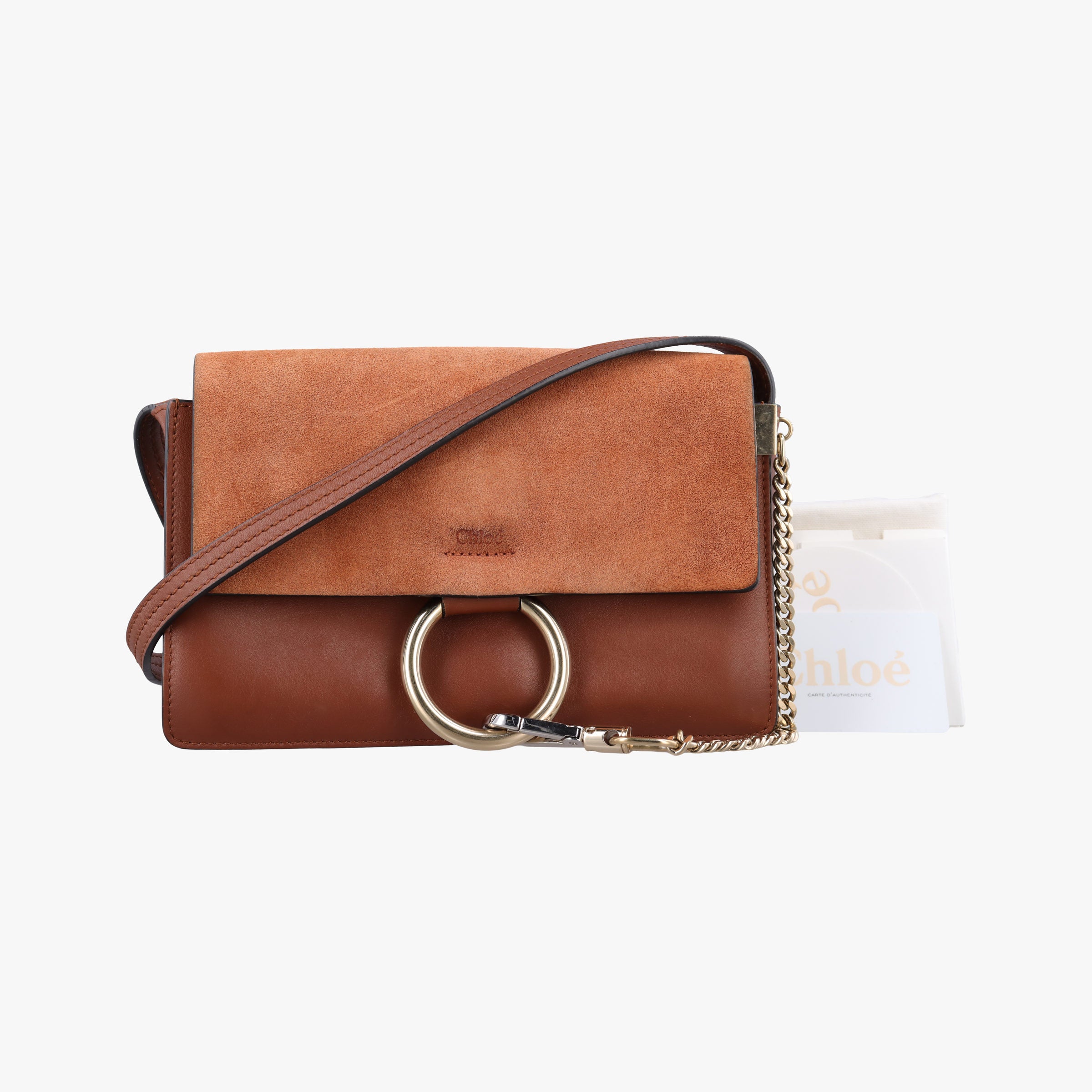 FAYE Brown Suede × leather 01-17-99-65フェイ ブラウン スエード×レザー 01-17-99-65