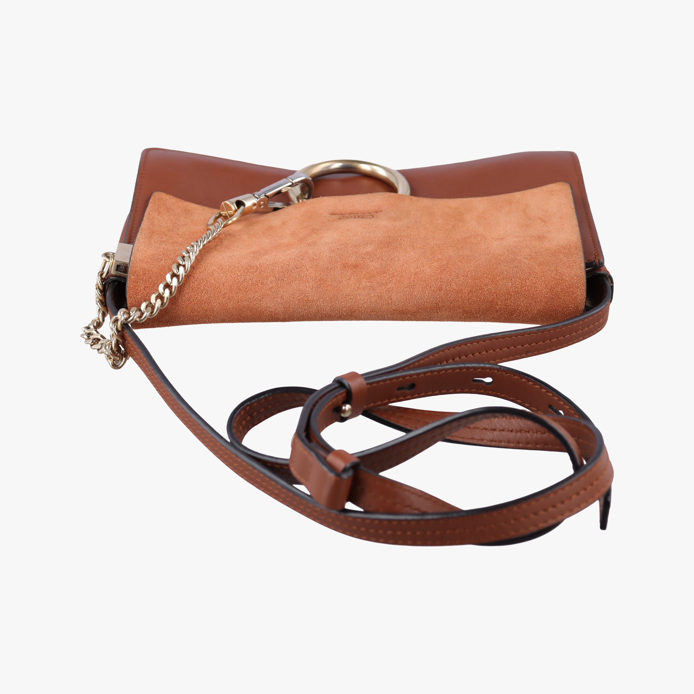 FAYE Brown Suede × leather 01-17-99-65フェイ ブラウン スエード×レザー 01-17-99-65