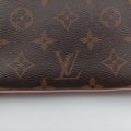 Pochette Double Zip Blooming Flowers brown×multicolor Monogram Canvas×calf leather M63905 GI0199ポシェット ドゥーブルジップ ブルーミングフラワー モノグラム/ブラウン×マルチカラー モノグラムキャンバス×カーフレザー M63905 GI0199