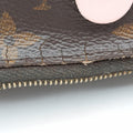 Pochette Double Zip Blooming Flowers brown×multicolor Monogram Canvas×calf leather M63905 GI0199ポシェット ドゥーブルジップ ブルーミングフラワー モノグラム/ブラウン×マルチカラー モノグラムキャンバス×カーフレザー M63905 GI0199