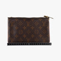 Pochette Double Zip Blooming Flowers brown×multicolor Monogram Canvas×calf leather M63905 GI0199ポシェット ドゥーブルジップ ブルーミングフラワー モノグラム/ブラウン×マルチカラー モノグラムキャンバス×カーフレザー M63905 GI0199
