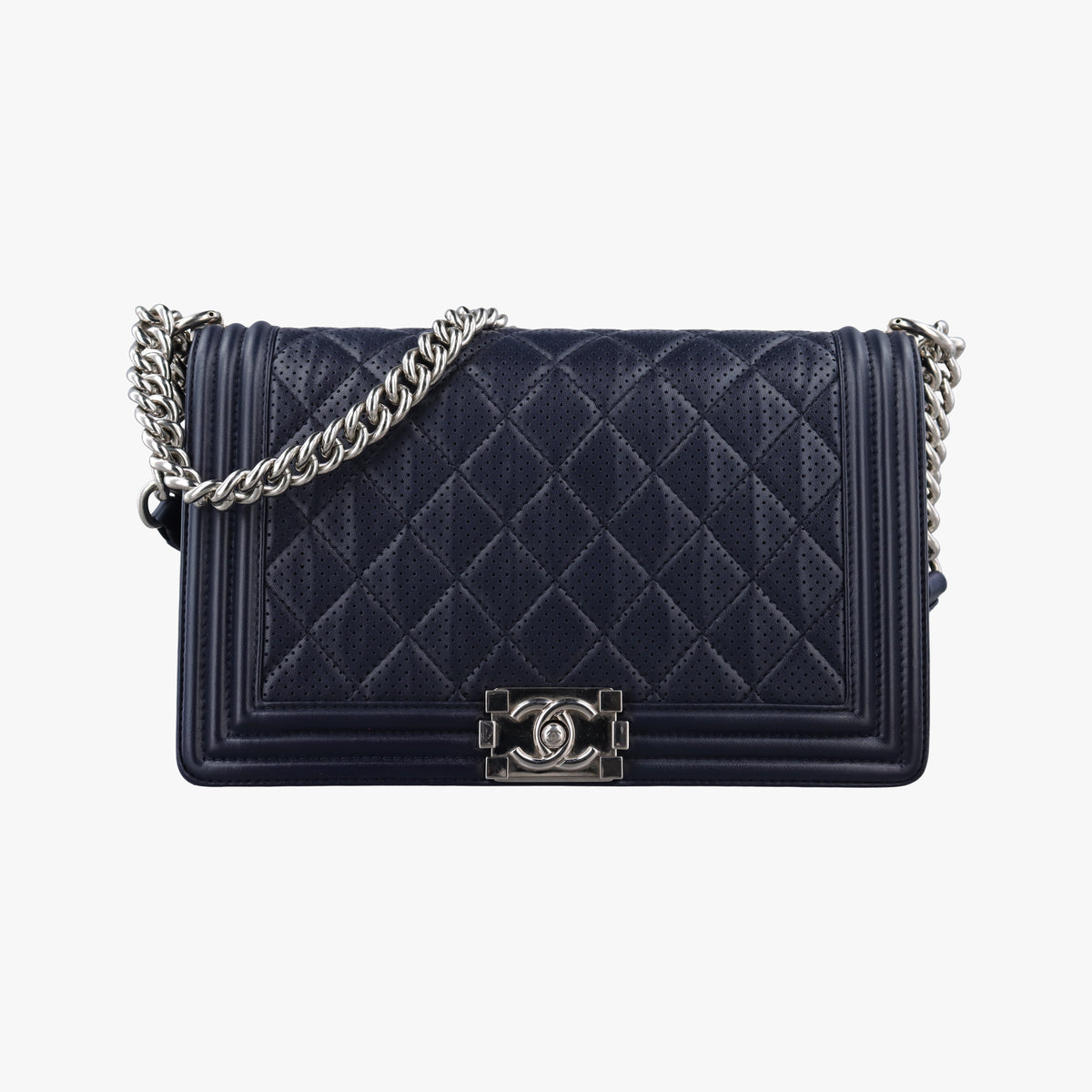 Boy Chanel Matelasse Coco Mark Navy lambskin A90164 19290768ボーイシャネル マトラッセ ココマーク ネイビー ラムスキン A90164 19290768