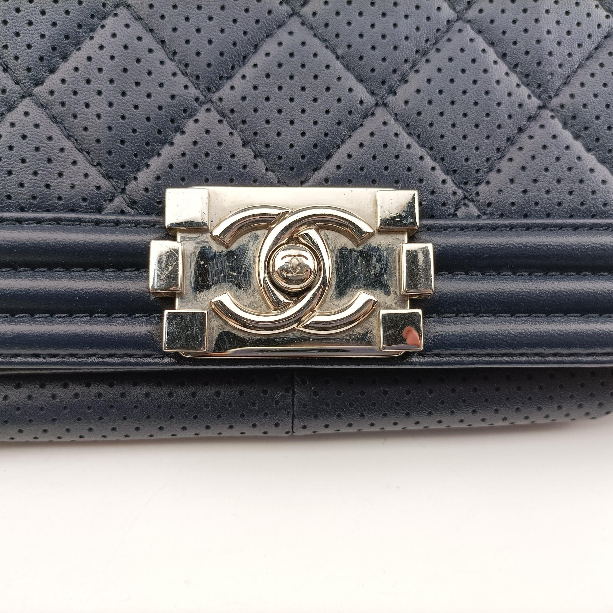 Boy Chanel Matelasse Coco Mark Navy lambskin A90164 19290768ボーイシャネル マトラッセ ココマーク ネイビー ラムスキン A90164 19290768