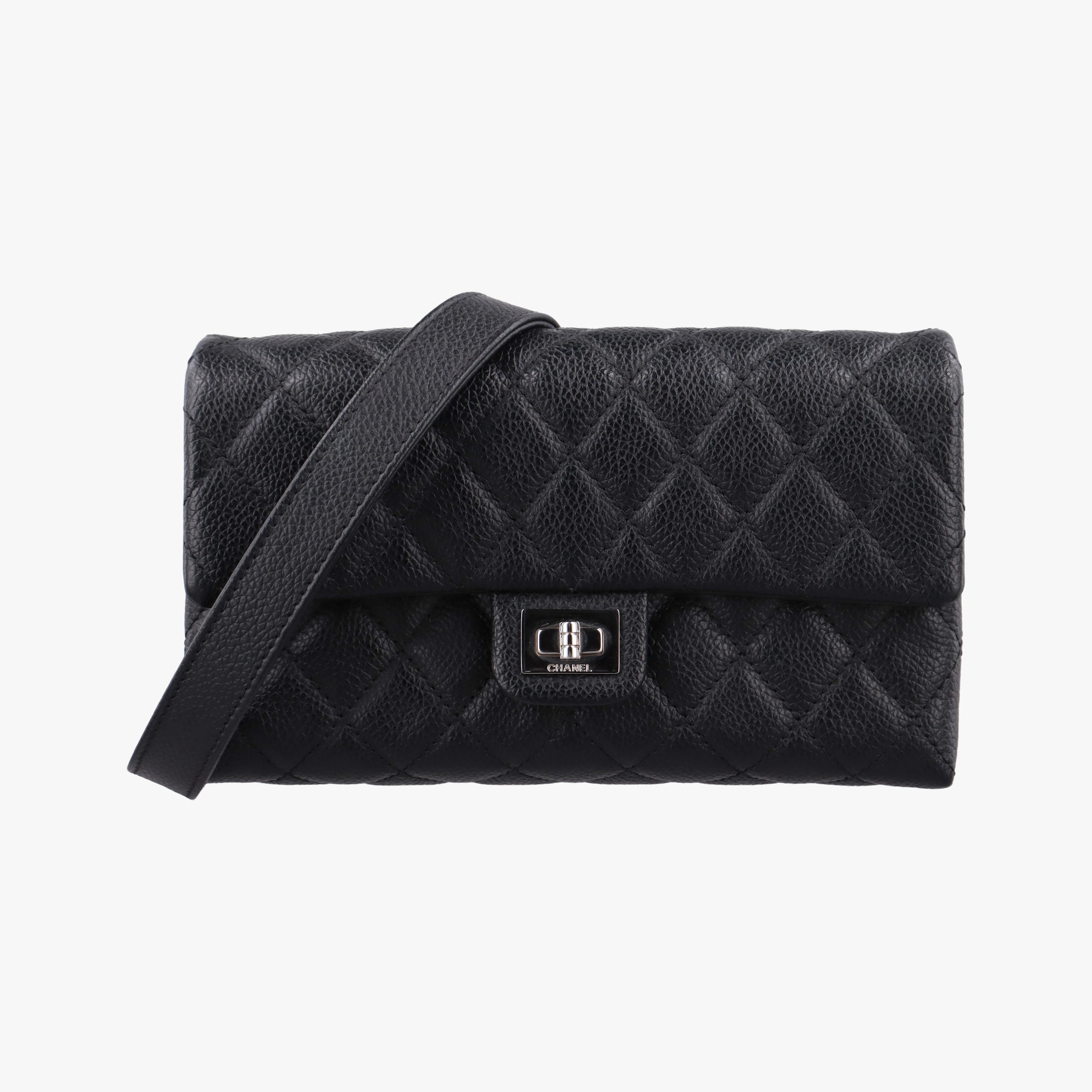 Matelasse 2.55 Black Leather U48753 25266912マトラッセ 2.55 ブラック レザー U48753 25266912