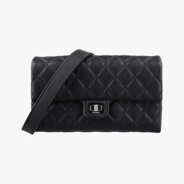 Matelasse 2.55 Black Leather U48753 25266912マトラッセ 2.55 ブラック レザー U48753 25266912