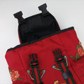 Techno Vintage Web L'Aveugle Par Amour Embroidered Red canvas 478327 A02199779テクノ ヴィンテージ ウェブ ラヴーグル パル アムール 刺繍 レッド キャンバス 478327 A02199779