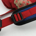 Techno Vintage Web L'Aveugle Par Amour Embroidered Red canvas 478327 A02199779テクノ ヴィンテージ ウェブ ラヴーグル パル アムール 刺繍 レッド キャンバス 478327 A02199779