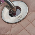 Lady Dior Pink × Bordeaux × Rose Red lambskin 15-BO-1114レディディオール ピンク × ボルドー × ローズレッド ラムスキン 15-BO-1114