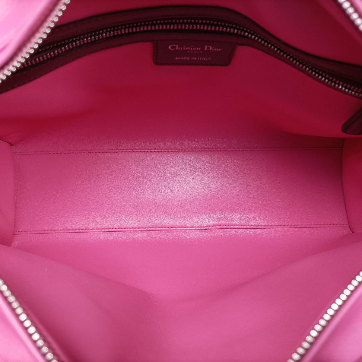 Lady Dior Pink × Bordeaux × Rose Red lambskin 15-BO-1114レディディオール ピンク × ボルドー × ローズレッド ラムスキン 15-BO-1114