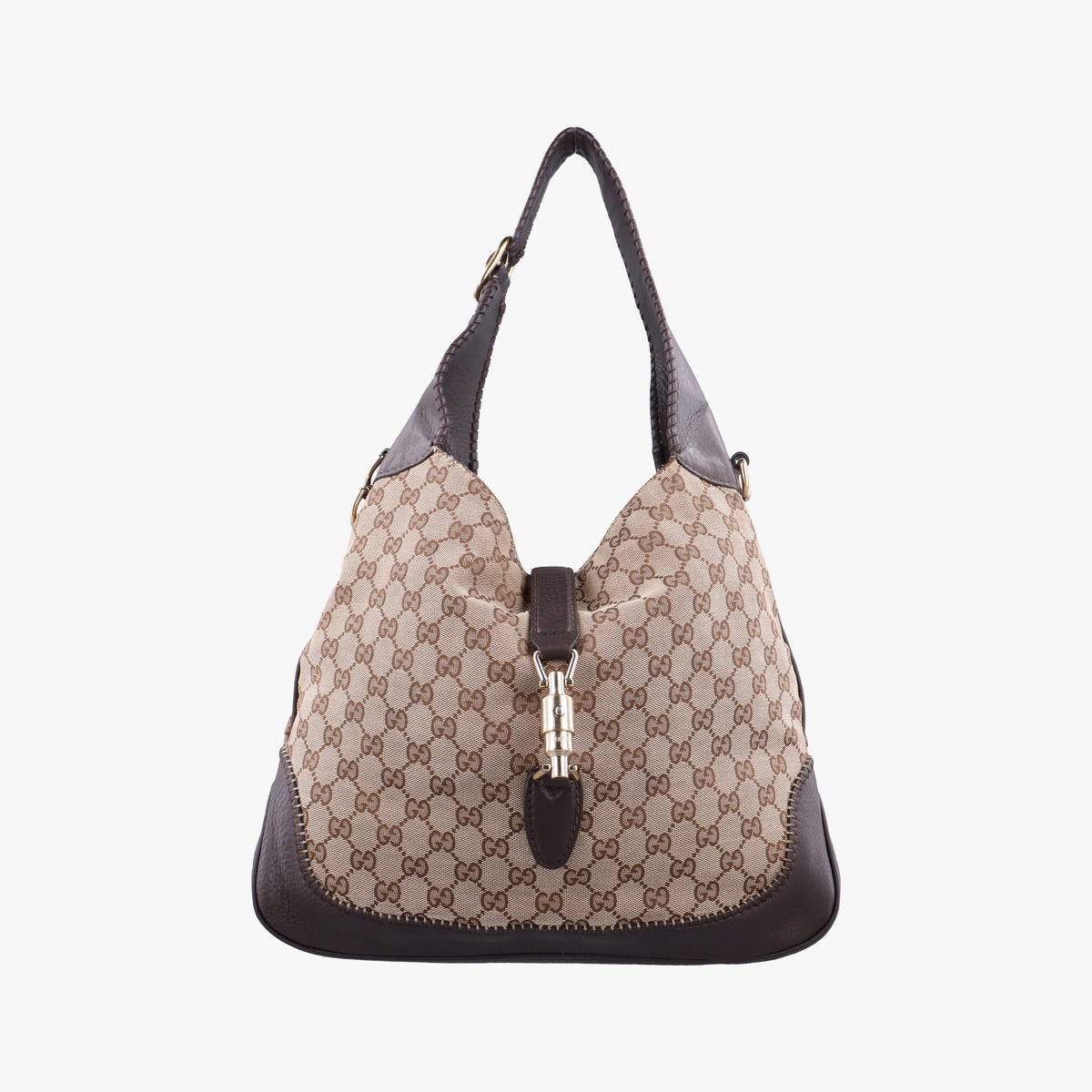 New Jackie Brown×Black Canvas×Leather 246907 C9097295ニュージャッキー ブラウン×ブラック キャンバス×レザー 246907 C9097295
