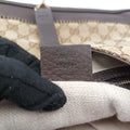 New Jackie Brown×Black Canvas×Leather 246907 C9097295ニュージャッキー ブラウン×ブラック キャンバス×レザー 246907 C9097295
