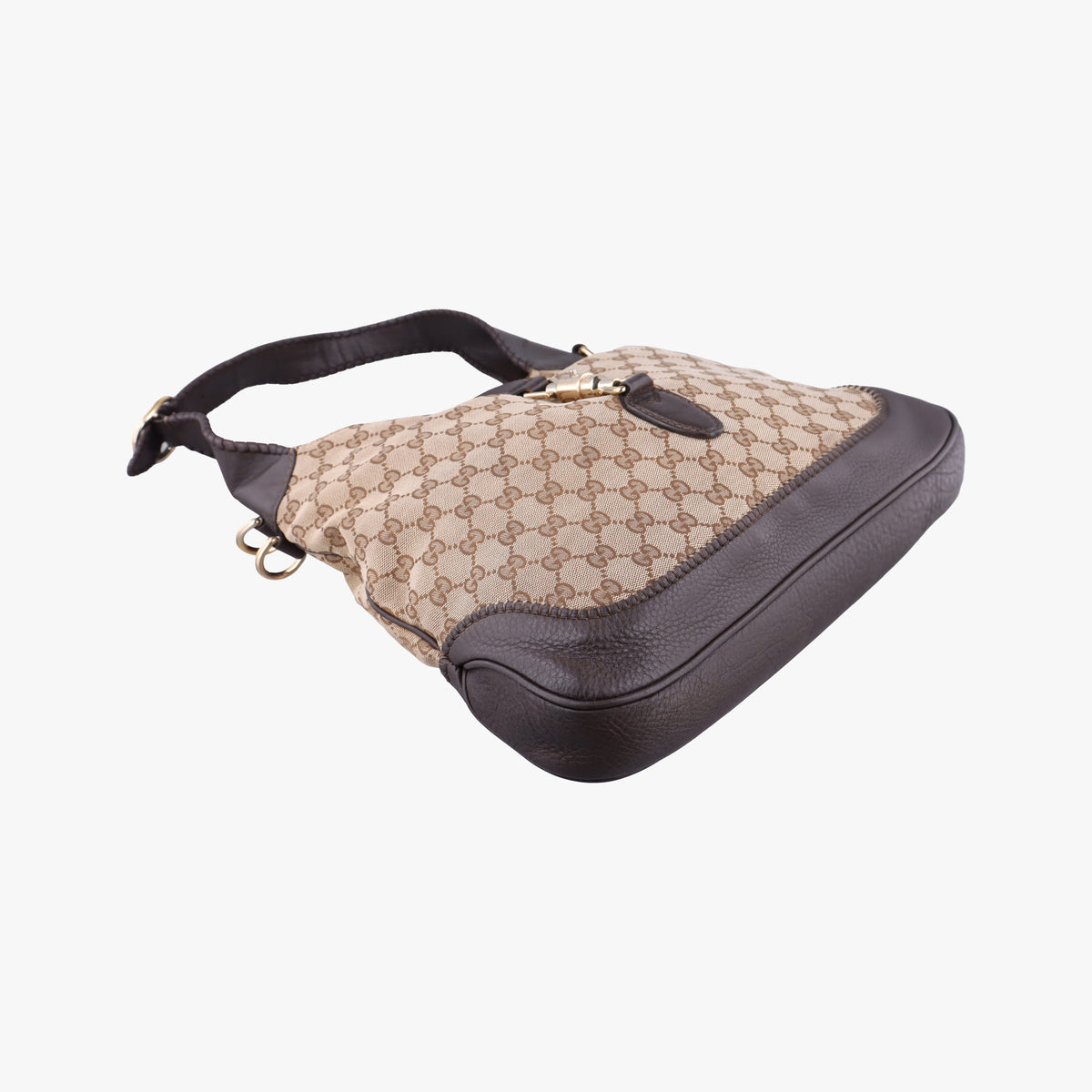 New Jackie Brown×Black Canvas×Leather 246907 C9097295ニュージャッキー ブラウン×ブラック キャンバス×レザー 246907 C9097295