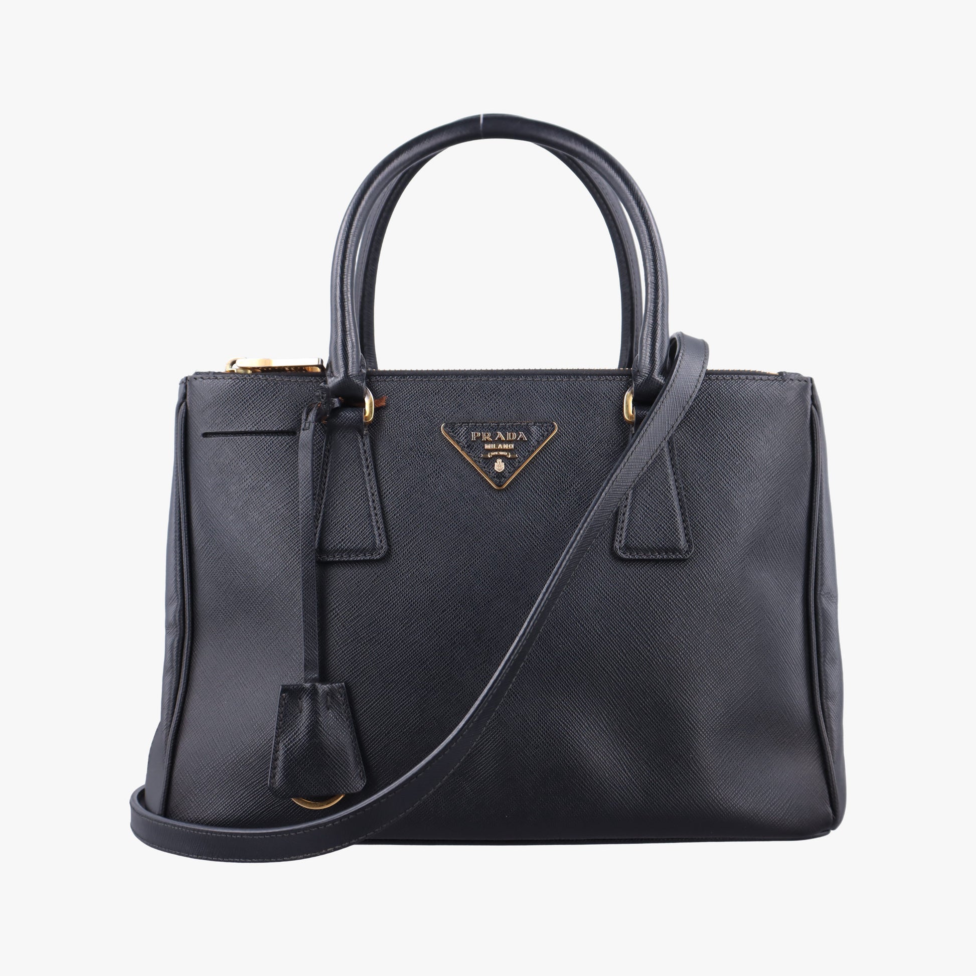 Galleria Black SAFFIANO Leather BN2274 103ガレリア ブラック サフィアーノレザー BN2274 103
