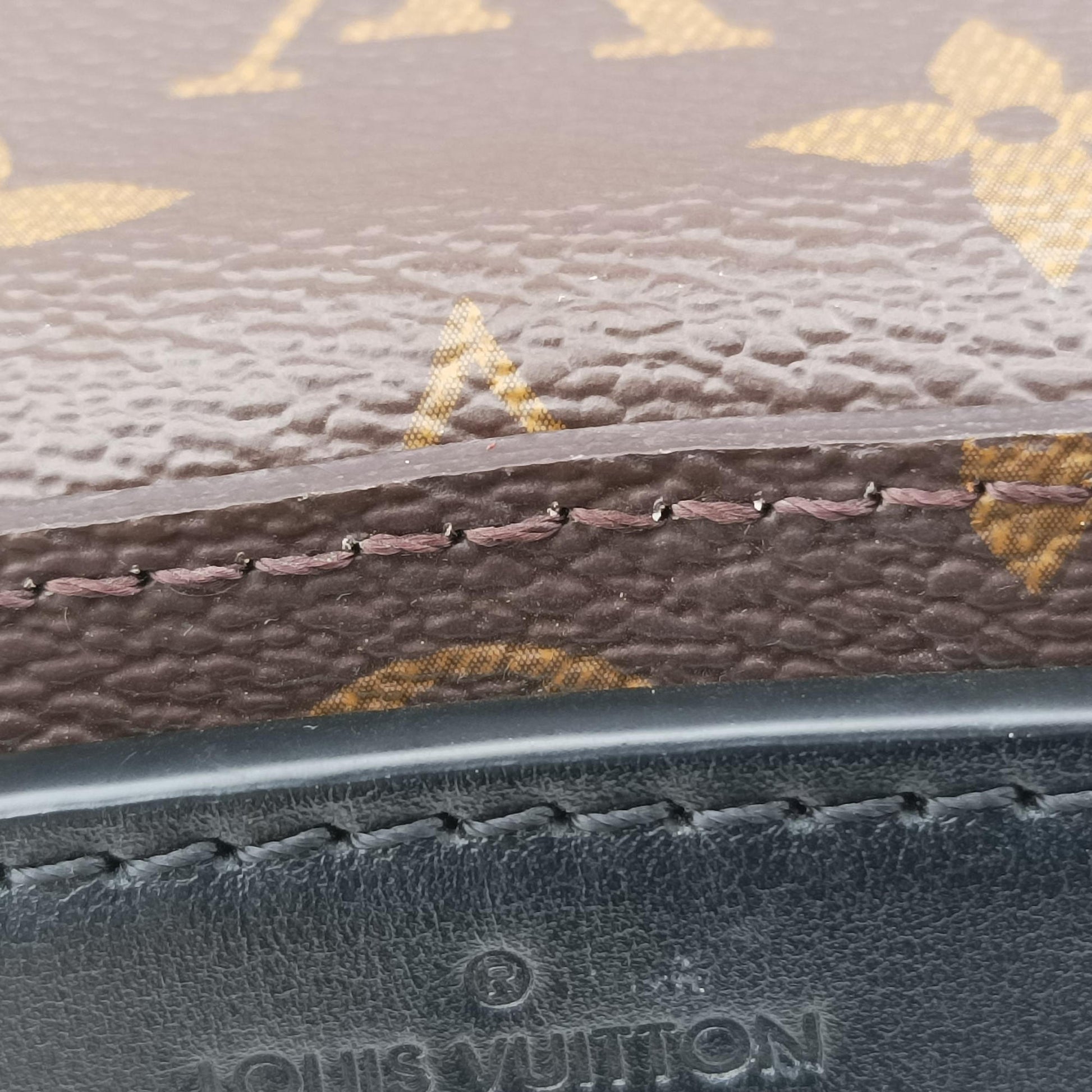 Handle Soft Trunk Brown×black Monogram Macassar×calf leather M45935 IC Chipハンドル ソフトトランク モノグラム/ブラウン×ブラック モノグラムマカサー×カーフレザー M45935 ICチップ