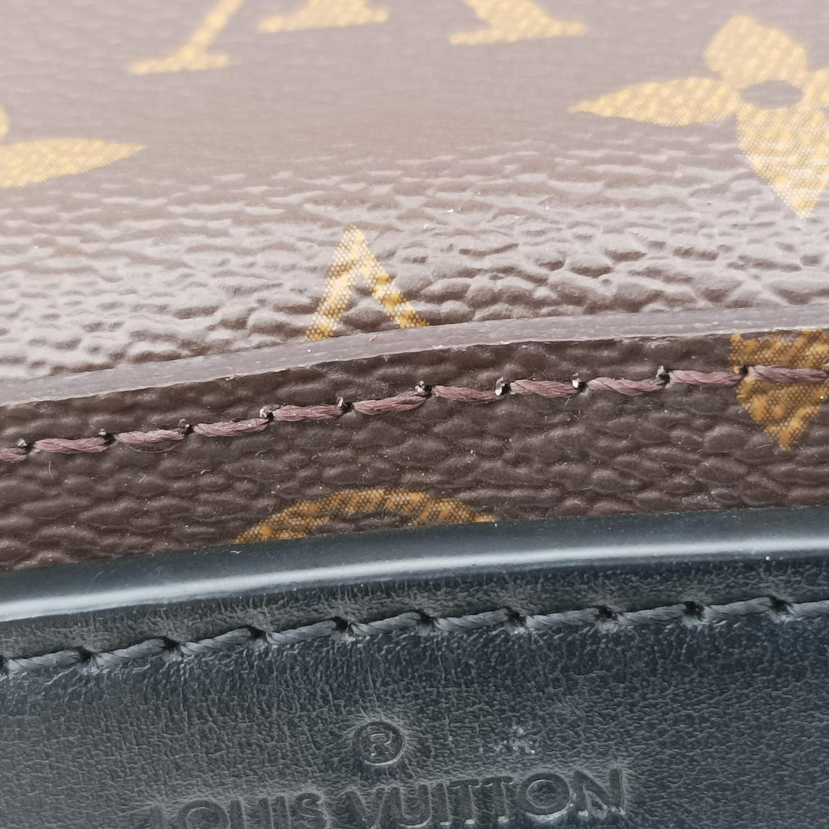 Handle Soft Trunk Brown×black Monogram Macassar×calf leather M45935 IC Chipハンドル ソフトトランク モノグラム/ブラウン×ブラック モノグラムマカサー×カーフレザー M45935 ICチップ