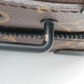 Handle Soft Trunk Brown×black Monogram Macassar×calf leather M45935 IC Chipハンドル ソフトトランク モノグラム/ブラウン×ブラック モノグラムマカサー×カーフレザー M45935 ICチップ
