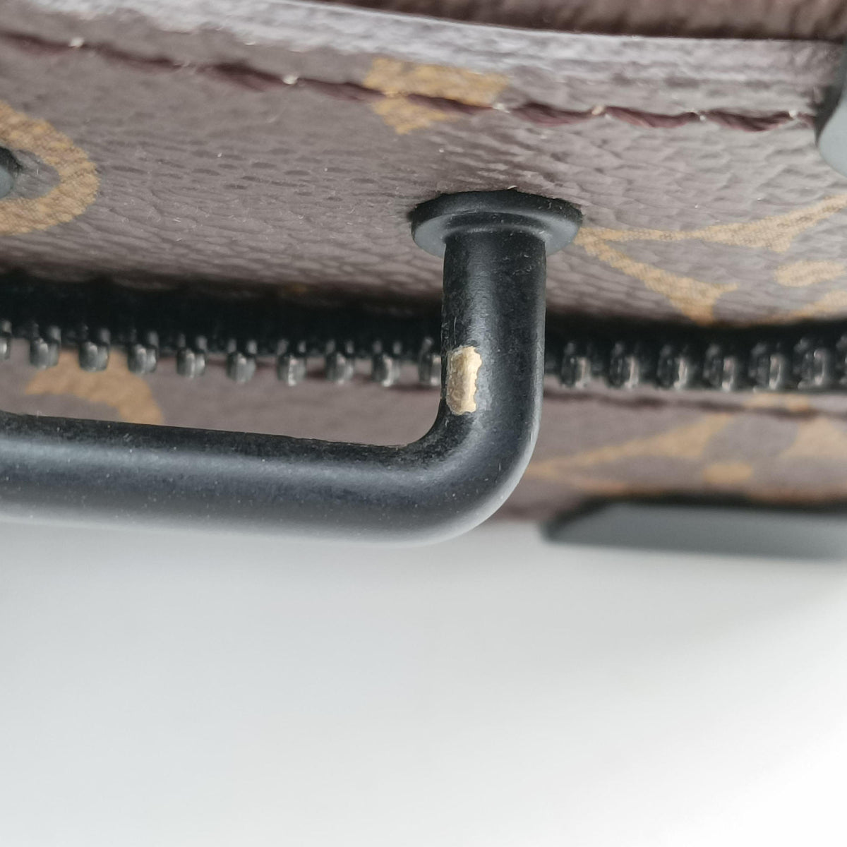 Handle Soft Trunk Brown×black Monogram Macassar×calf leather M45935 IC Chipハンドル ソフトトランク モノグラム/ブラウン×ブラック モノグラムマカサー×カーフレザー M45935 ICチップ