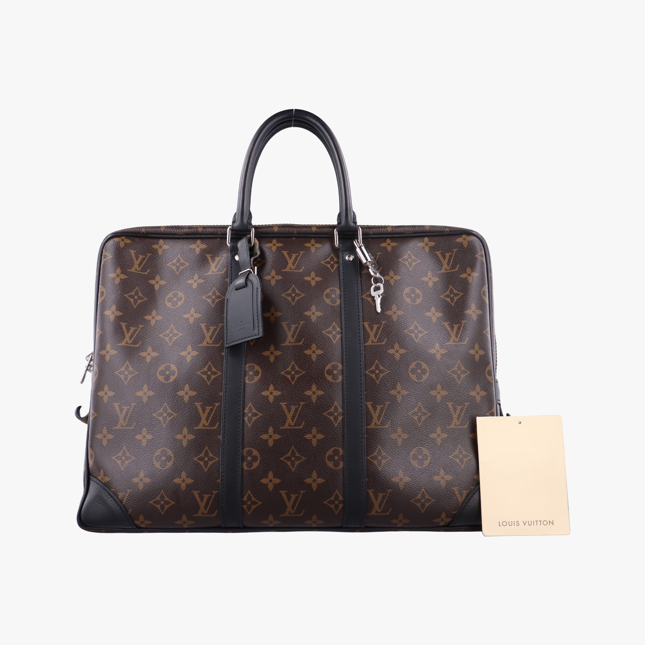 Monogram Macassar Porte Documents Voyage brown Monogram Canvas M40225 RI0153ポルトドキュマン ヴォワヤージュ モノグラム/ブラウン モノグラムキャンバス M40225 RI0153