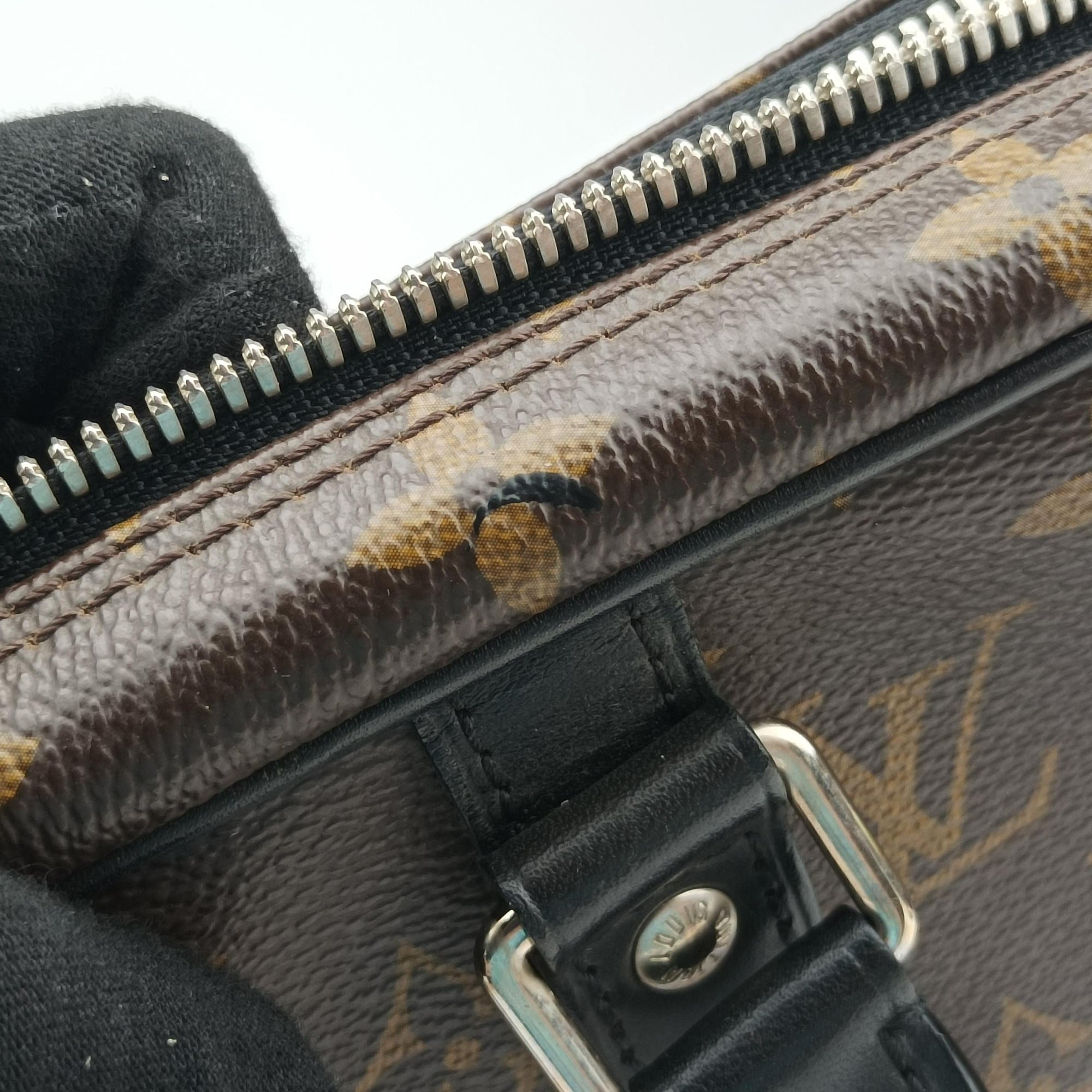Monogram Macassar Porte Documents Voyage brown Monogram Canvas M40225 RI0153ポルトドキュマン ヴォワヤージュ モノグラム/ブラウン モノグラムキャンバス M40225 RI0153