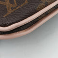 Pochette Double Zip Blooming Flowers brown×multicolor Monogram Canvas×calf leather M63905 GI4198 IC Chipポシェット ドゥーブルジップ ブルーミングフラワー モノグラム/ブラウン×マルチカラー モノグラムキャンバス×カーフレザー M63905 GI4198 ICチップ