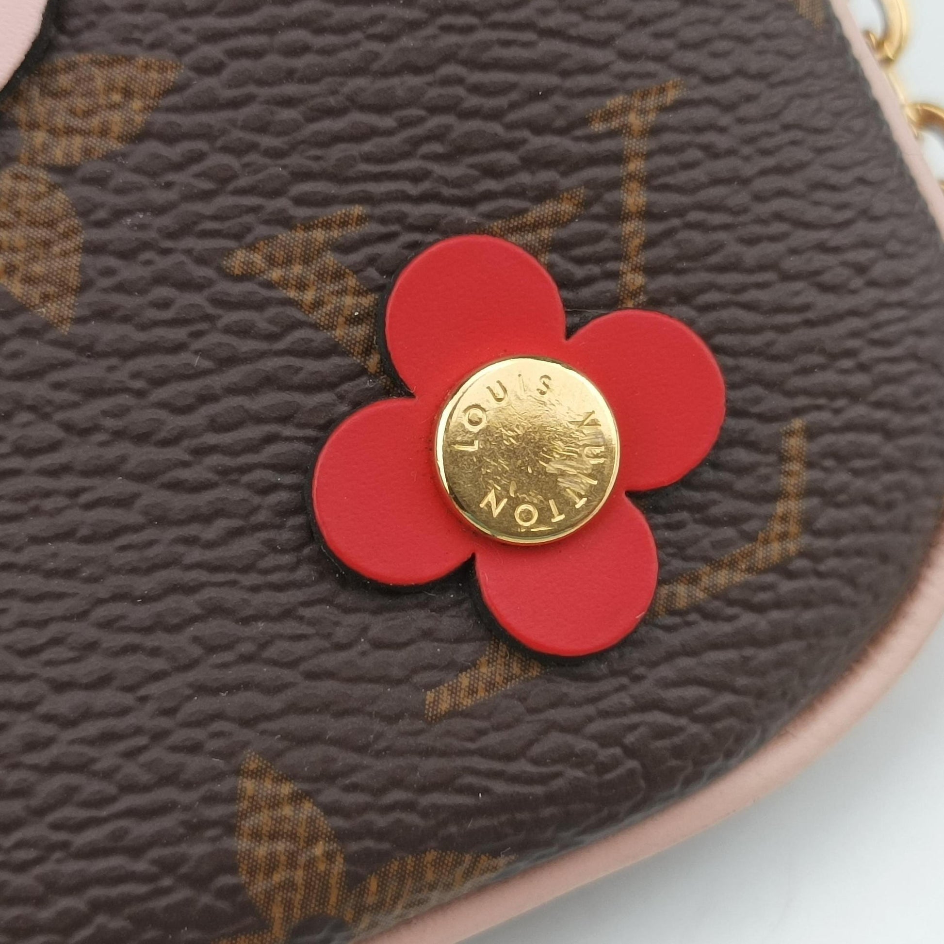 Pochette Double Zip Blooming Flowers brown×multicolor Monogram Canvas×calf leather M63905 GI4198 IC Chipポシェット ドゥーブルジップ ブルーミングフラワー モノグラム/ブラウン×マルチカラー モノグラムキャンバス×カーフレザー M63905 GI4198 ICチップ