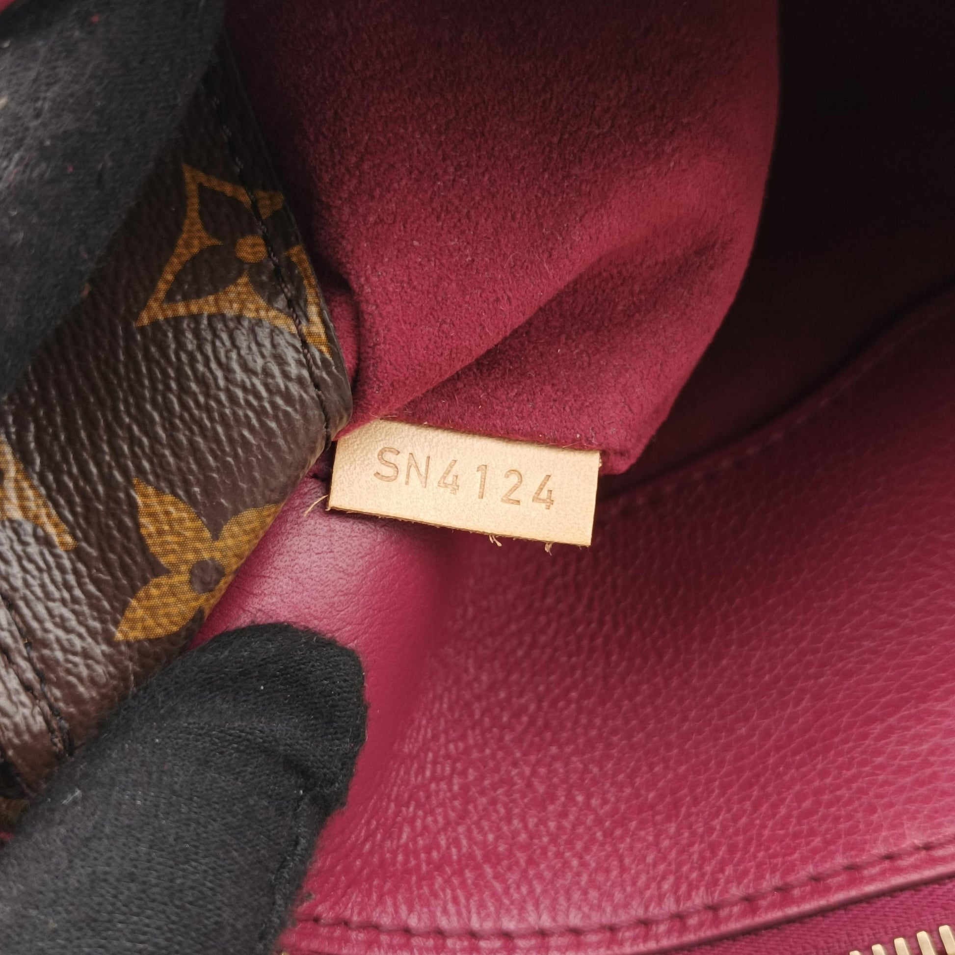 PALLAS brown×CERISE Monogram Canvas×calf leather M41175 SN4124パラス モノグラム/ブラウン×スリーズ モノグラムキャンバス×カーフレザー M41175 SN4124