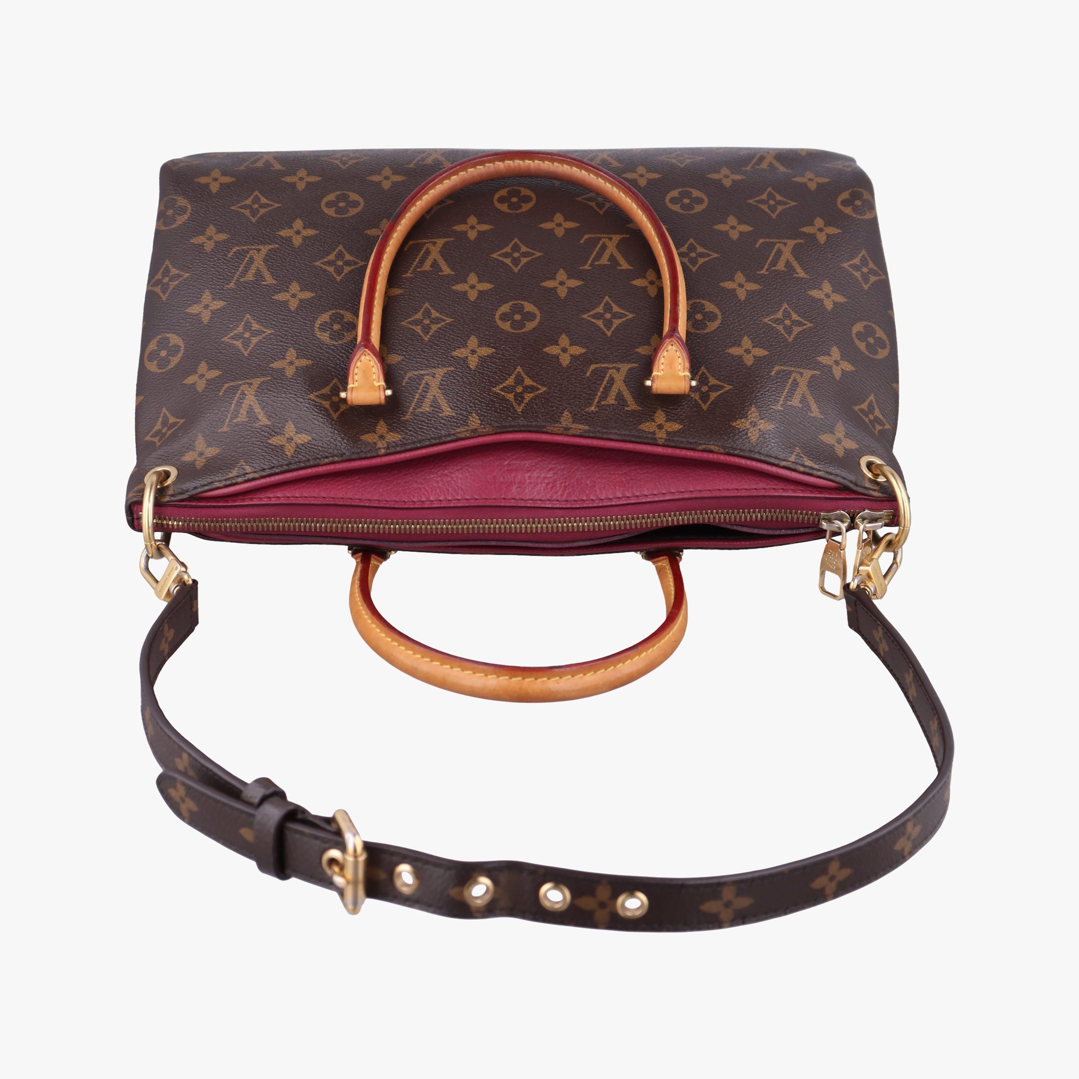 PALLAS brown×CERISE Monogram Canvas×calf leather M41175 SN4124パラス モノグラム/ブラウン×スリーズ モノグラムキャンバス×カーフレザー M41175 SN4124