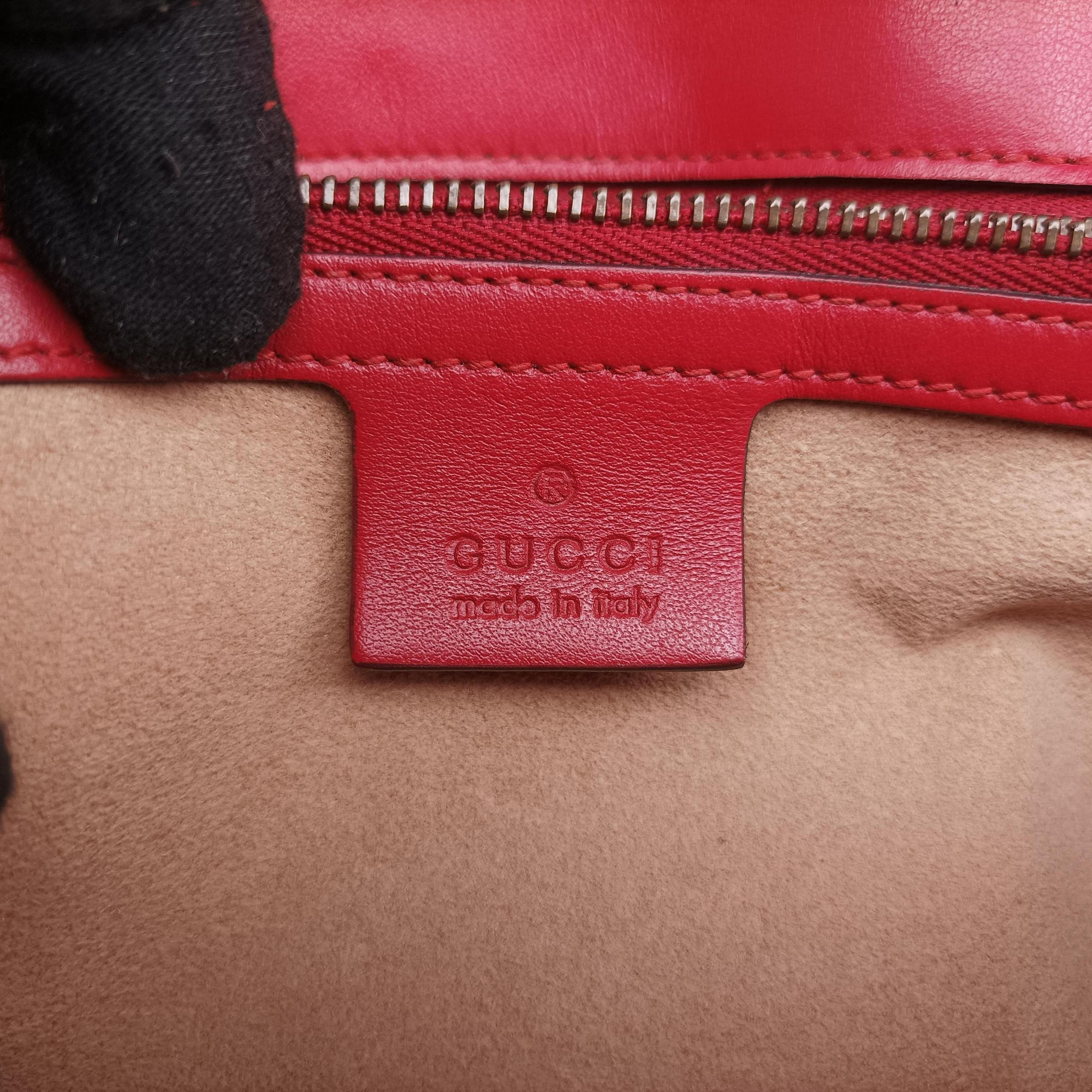GG Marmont Red Leather 443497 G023466172GGマーモント レッド レザー 443497 G023466172