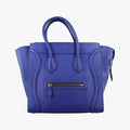 Luggage Mini Shopper Blue leather F-LA-0174 F-CT-0164ラゲージミニショッパー ブルー レザー F-LA-0174 F-CT-0164