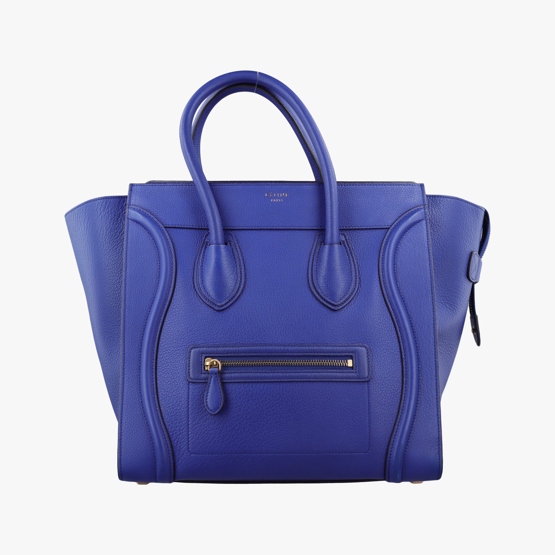 Luggage Mini Shopper Blue leather F-LA-0174 F-CT-0164ラゲージミニショッパー ブルー レザー F-LA-0174 F-CT-0164