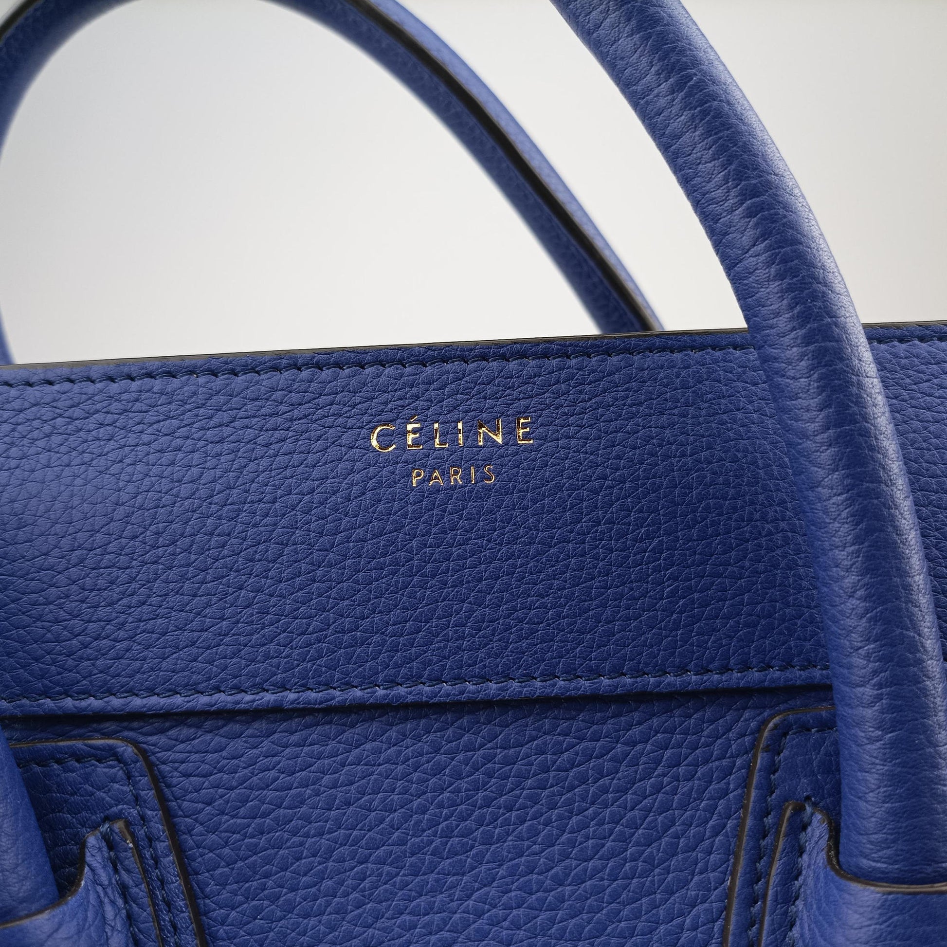 Luggage Mini Shopper Blue leather F-LA-0174 F-CT-0164ラゲージミニショッパー ブルー レザー F-LA-0174 F-CT-0164