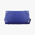 Luggage Mini Shopper Blue leather F-LA-0174 F-CT-0164ラゲージミニショッパー ブルー レザー F-LA-0174 F-CT-0164