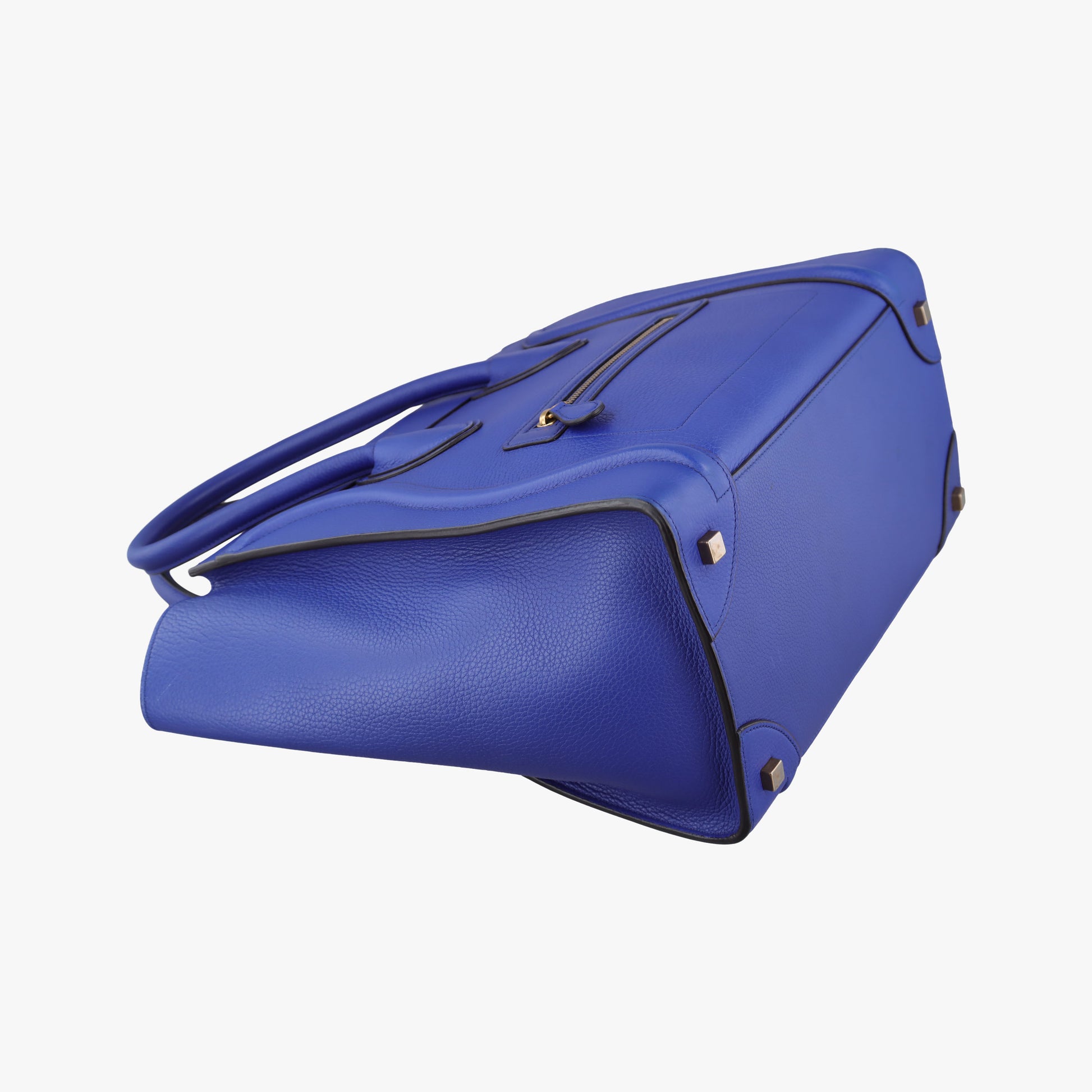 Luggage Mini Shopper Blue leather F-LA-0174 F-CT-0164ラゲージミニショッパー ブルー レザー F-LA-0174 F-CT-0164