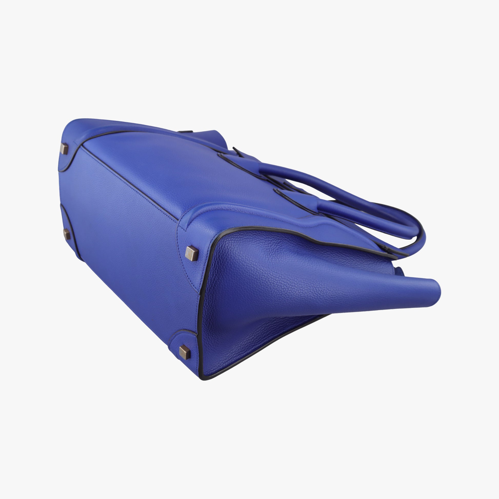 Luggage Mini Shopper Blue leather F-LA-0174 F-CT-0164ラゲージミニショッパー ブルー レザー F-LA-0174 F-CT-0164