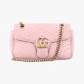 GG Marmont Pink Leather 443497 I024284789GGマーモント ピンク レザー 443497 I024284789