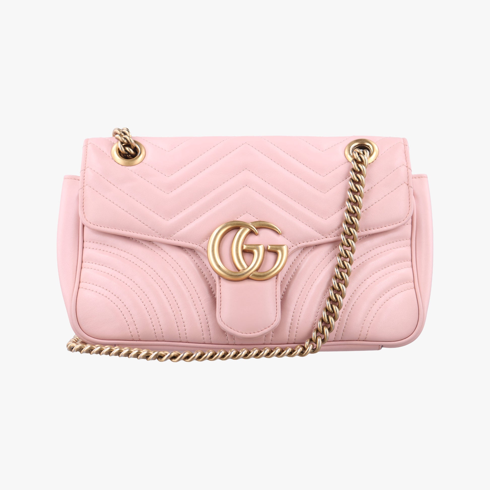GG Marmont Pink Leather 443497 I024284789GGマーモント ピンク レザー 443497 I024284789
