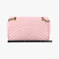 GG Marmont Pink Leather 443497 I024284789GGマーモント ピンク レザー 443497 I024284789