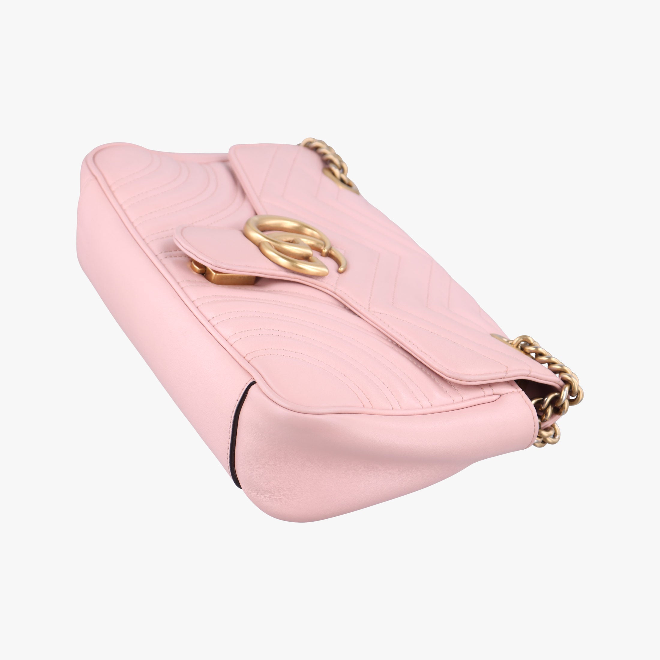 GG Marmont Pink Leather 443497 I024284789GGマーモント ピンク レザー 443497 I024284789
