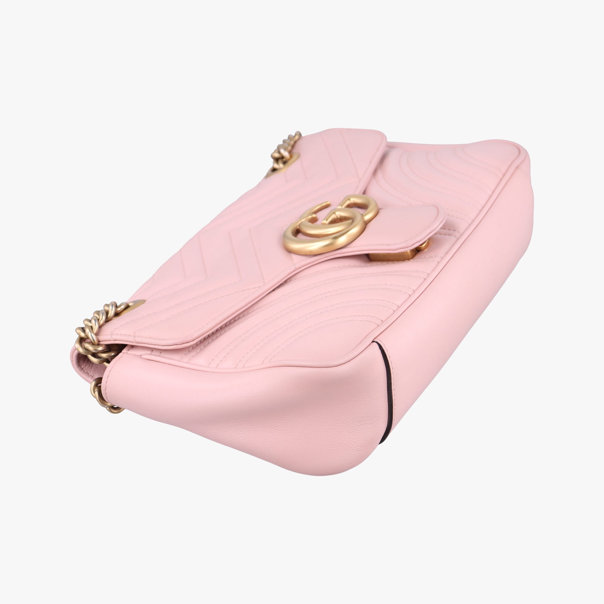 GG Marmont Pink Leather 443497 I024284789GGマーモント ピンク レザー 443497 I024284789