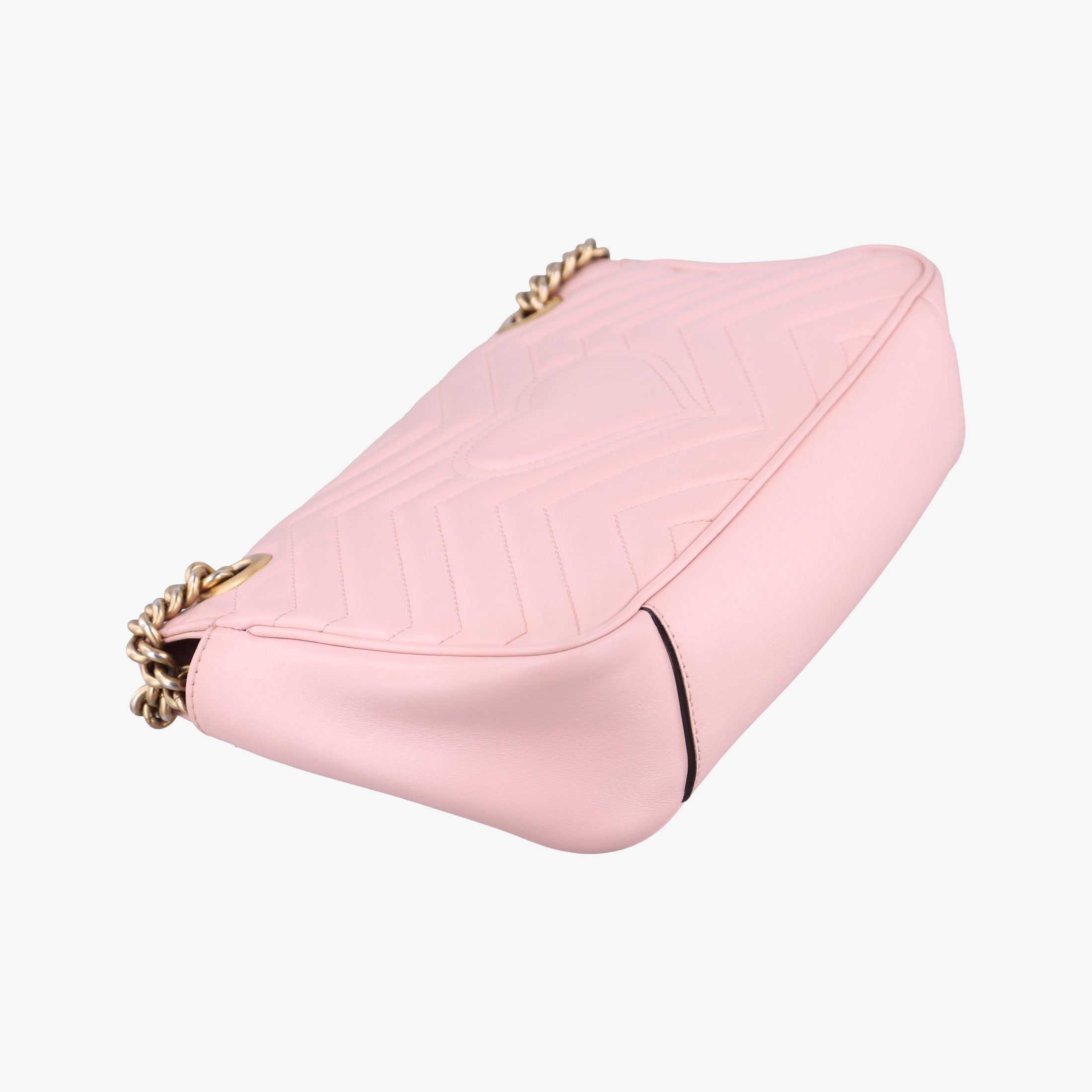 GG Marmont Pink Leather 443497 I024284789GGマーモント ピンク レザー 443497 I024284789