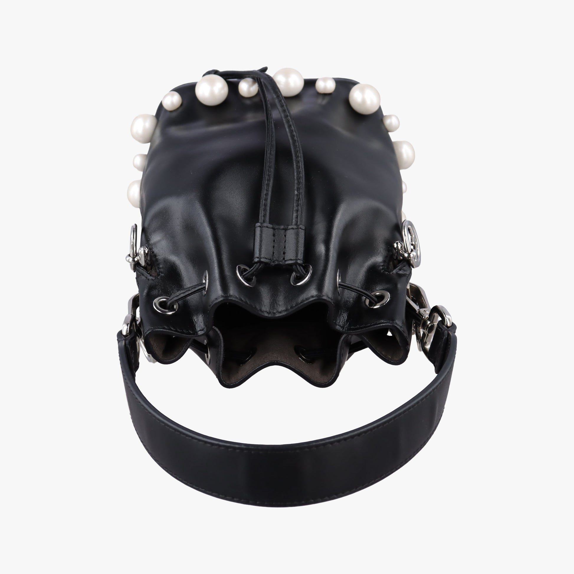 Mon Tresor Mini Bucket Black Leather 8BS010 8BS010 A1FH 188.8465ミニ モン トレゾール ブラック レザー 8BS010 8BS010 A1FH 188.8465