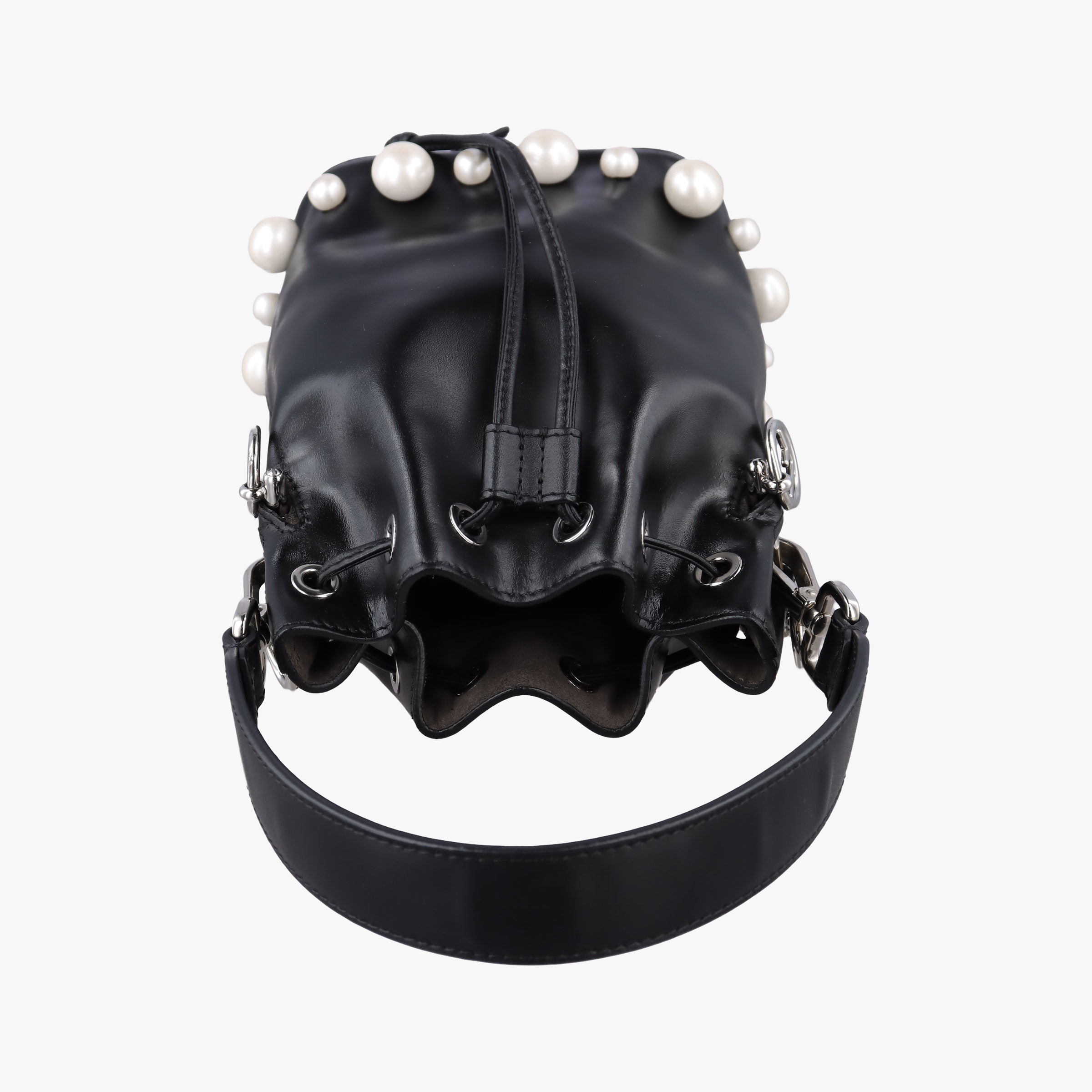Mon Tresor Mini Bucket Black Leather 8BS010 8BS010 A1FH 188.8465ミニ モン トレゾール ブラック レザー 8BS010 8BS010 A1FH 188.8465