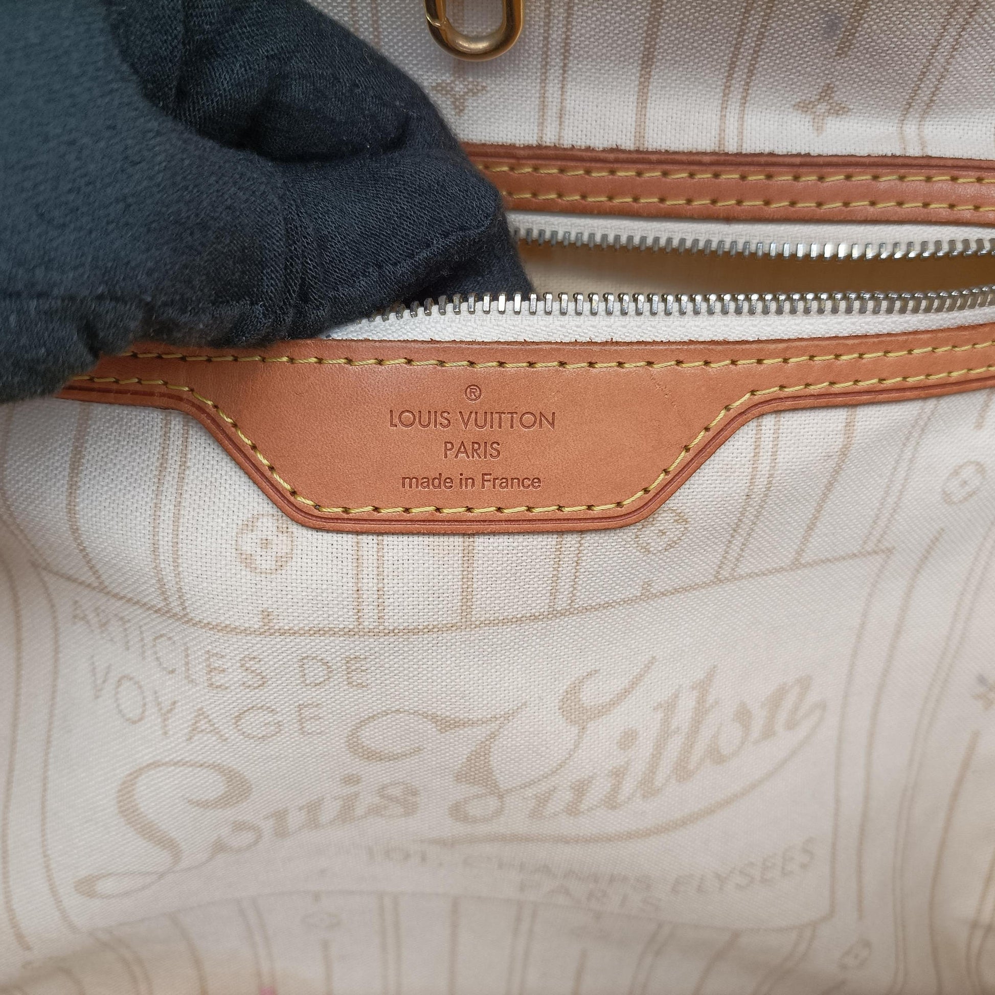 Neverfull MM Azur Damier Canvas N51107 SA3182ネヴァーフルMM アズール ダミエキャンバス N51107 SA3182