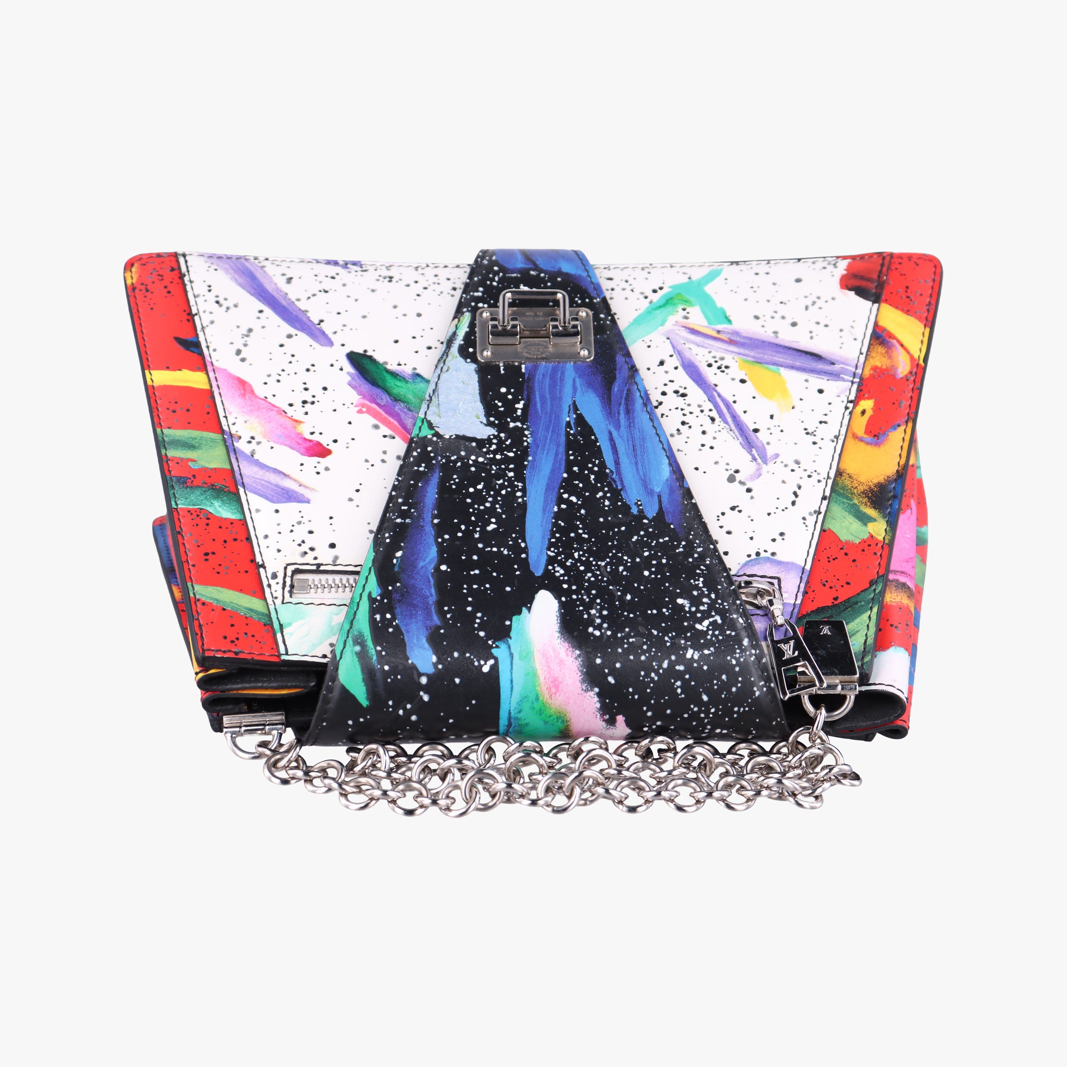 Splash Print Trapeze Bag Multicolor Leather M53791 PL0189 IC Chipスプラッシュプリント トラペーズバッグ マルチカラー レザー M53791 PL0189 ICチップ