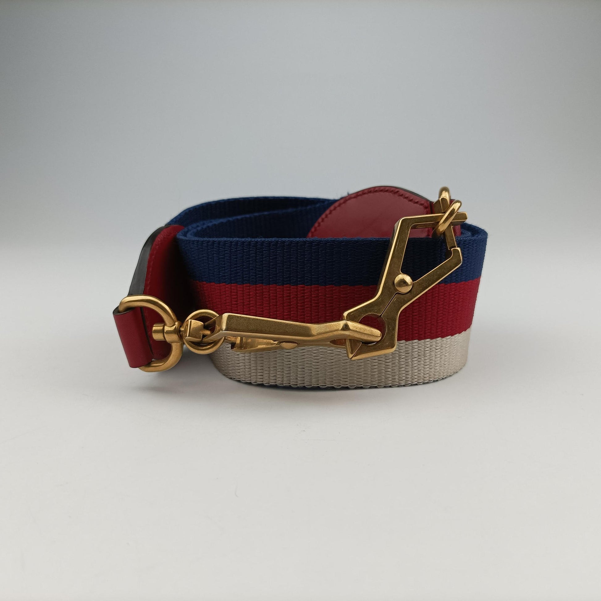 Queen Margaret Ivory×Red×Navy Leather 476542 G024525180クイーン マーガレット アイボリー×レッド×ネイビー レザー 476542 G024525180