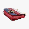 Queen Margaret Ivory×Red×Navy Leather 476542 G024525180クイーン マーガレット アイボリー×レッド×ネイビー レザー 476542 G024525180