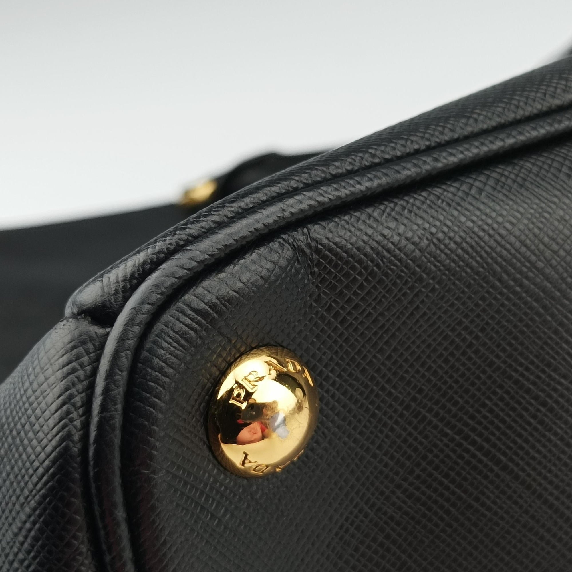 Galleria Black SAFFIANO Leather BN2274 7/A 165ガレリア ブラック サフィアーノレザー BN2274 7/A 165